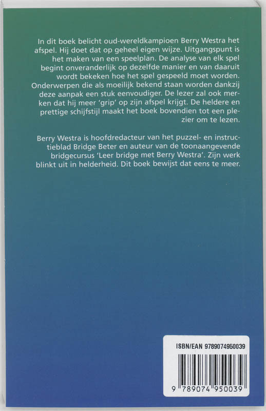 Achterkant van 1 basis afspeltechniek