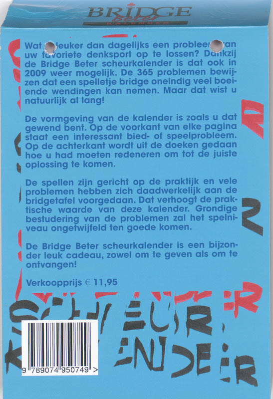 Achterkant van 2009