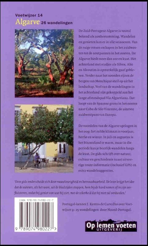 Achterkant van Algarve