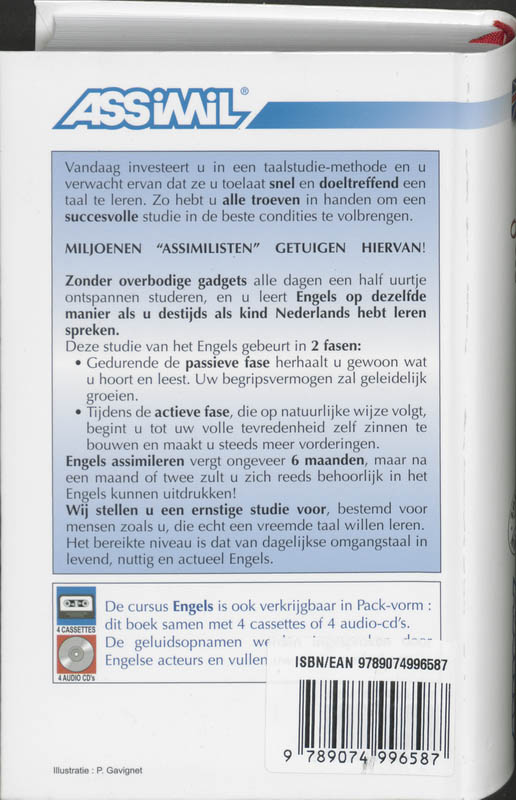 Achterkant van Engels zonder moeite