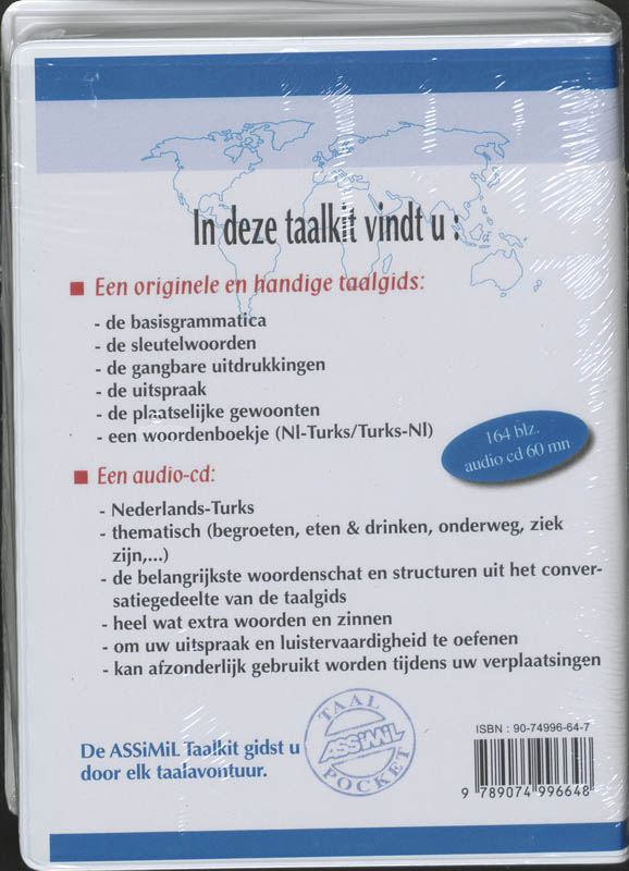 Achterkant van Taalkit Turks
