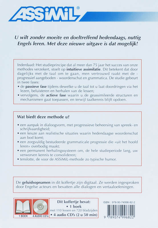 Achterkant van Engels zonder moeite