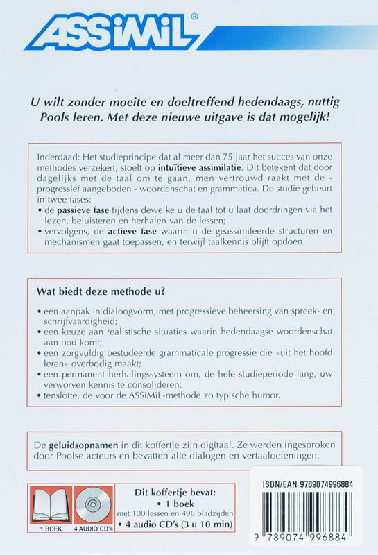 Achterkant van Het nieuwe Pools zonder moeite