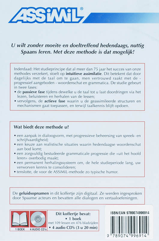 Achterkant van Het nieuwe Spaans zonder moeite