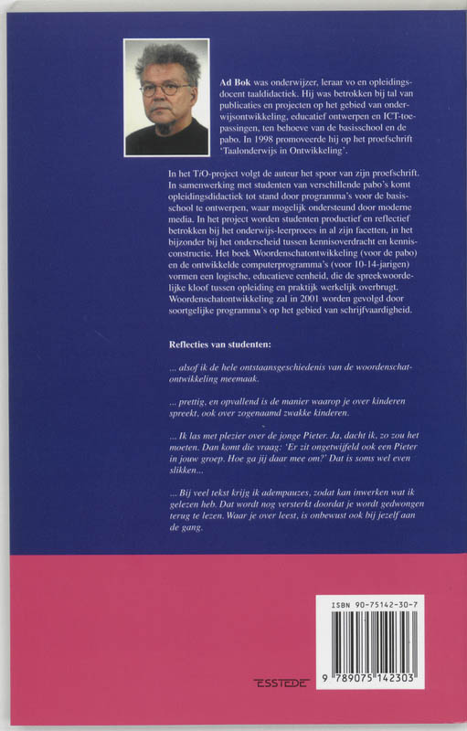 Achterkant van Woordenschatontwikkeling