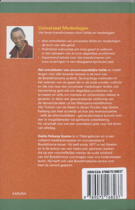 Achterkant van Universeel mededogen