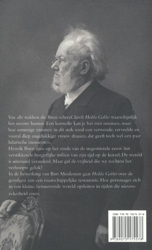 Achterkant van Hedda Gabler