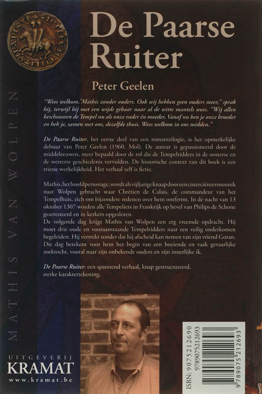 Achterkant van De paarse ruiter