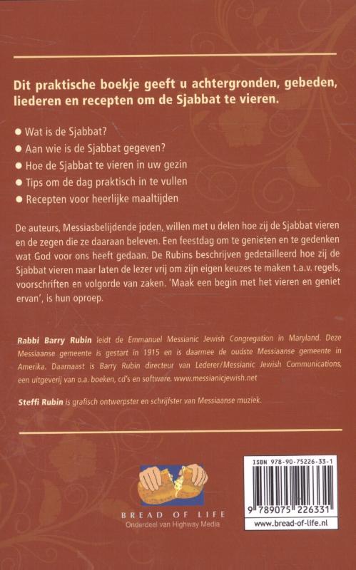 Achterkant van De Sjabbat