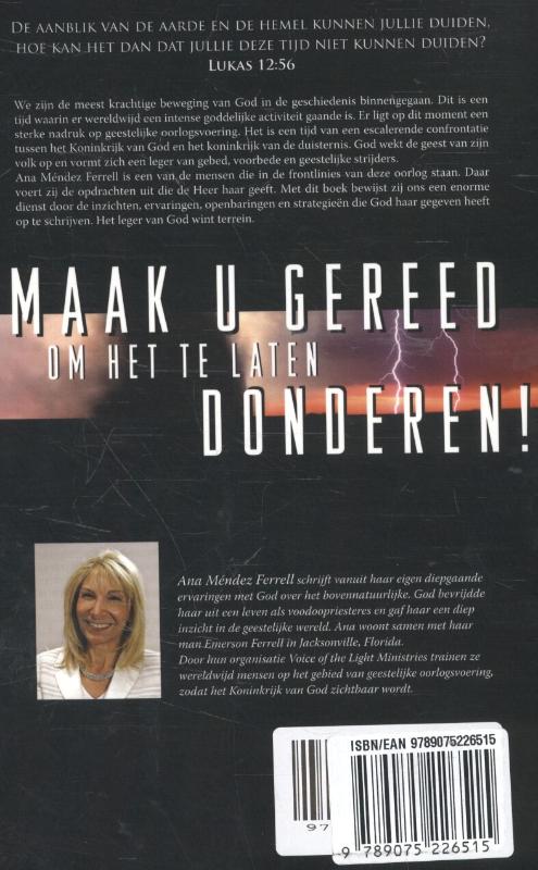 Achterkant van Het schudden van de hemelen