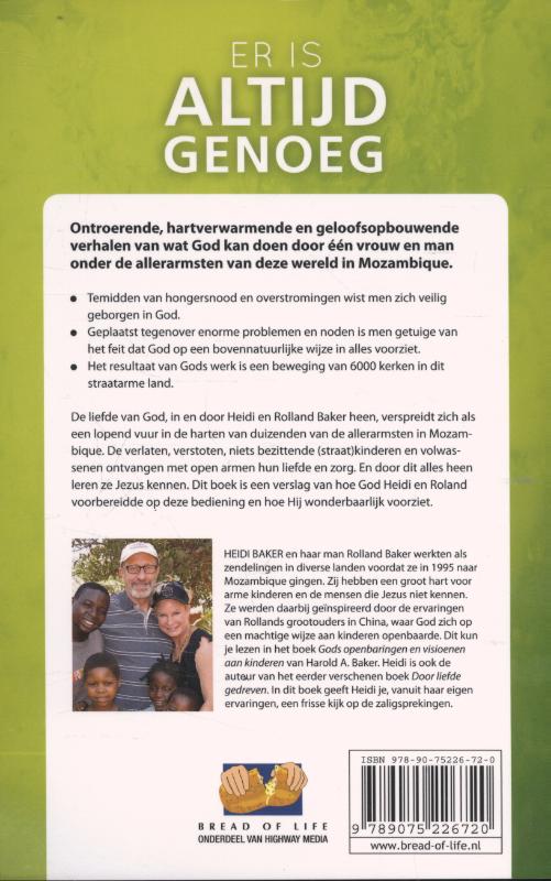 Achterkant van Er is altijd genoeg