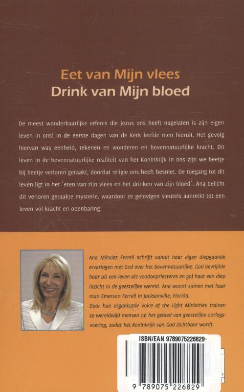 Achterkant van Eet van Mijn vlees, drink van Mijn bloed