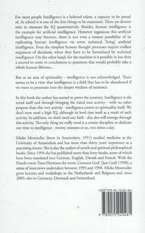 Achterkant van The art of thinking