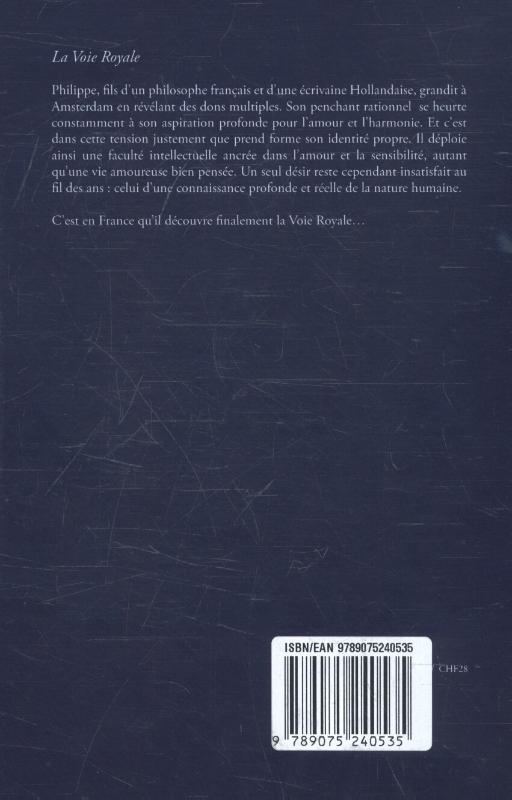 Achterkant van La voie royale