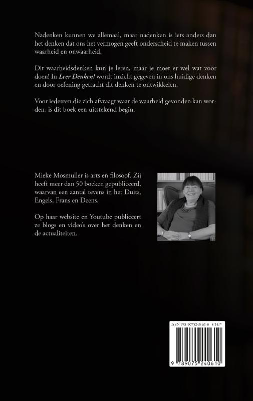 Achterkant van Leer Denken!