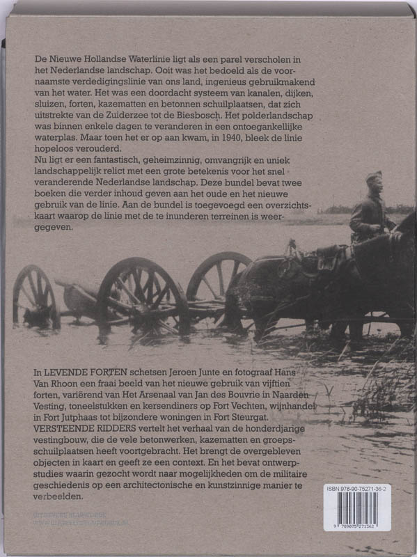 Achterkant van De Nieuwe Hollandse Waterlinie bundel