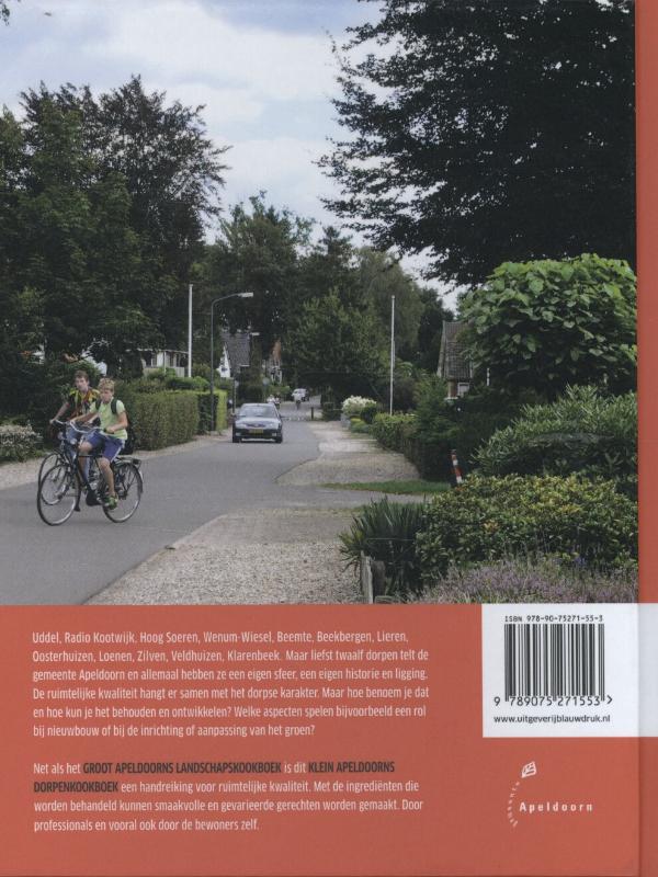 Achterkant van Klein Apeldoorns dorpenkookboek