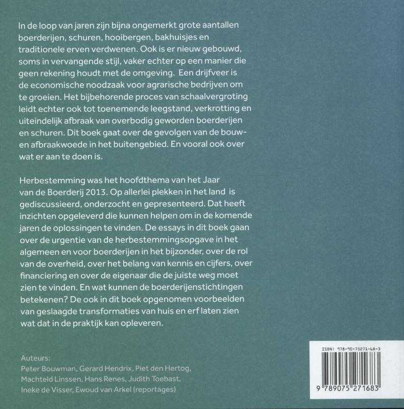 Achterkant van Van herbestemming naar hergebruik