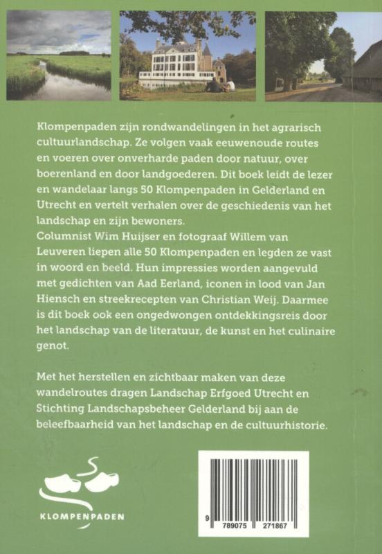 Achterkant van 50 klompenpaden