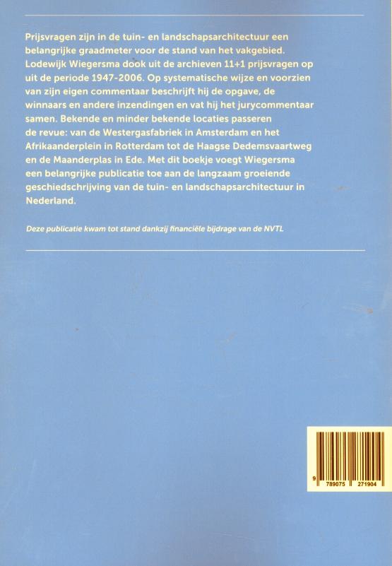 Achterkant van Schetsen aan een betere omgeving