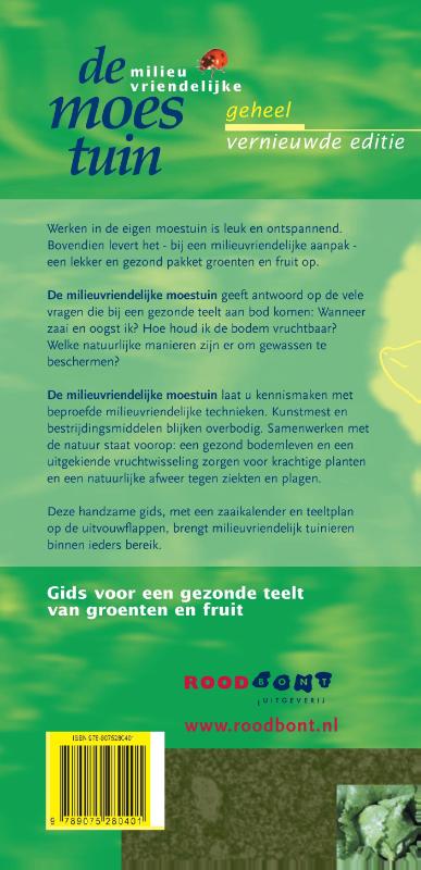 Achterkant van De milieuvriendelijke moestuin
