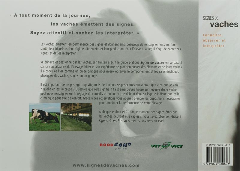 Achterkant van Signes de vaches