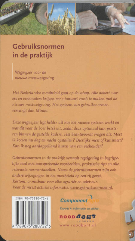 Achterkant van Gebruiksnormen in de praktijk