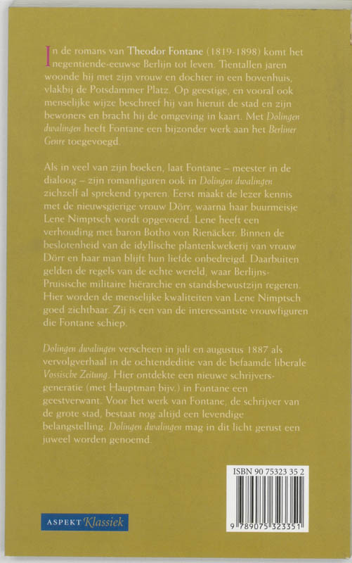 Achterkant van Dolingen dwalingen