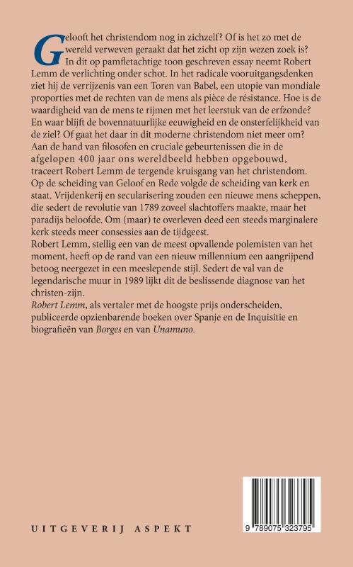 Achterkant van De kruisgang van het christendom