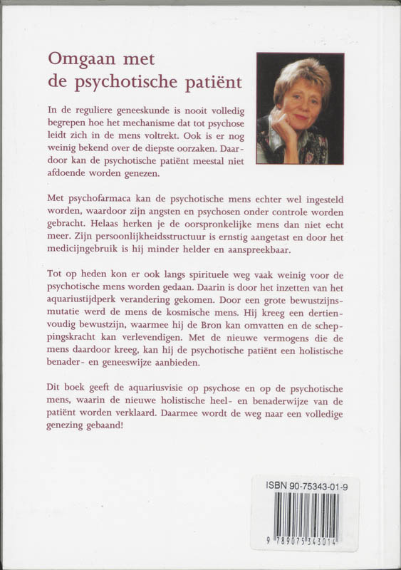 Achterkant van Omgaan met de psychotische patient