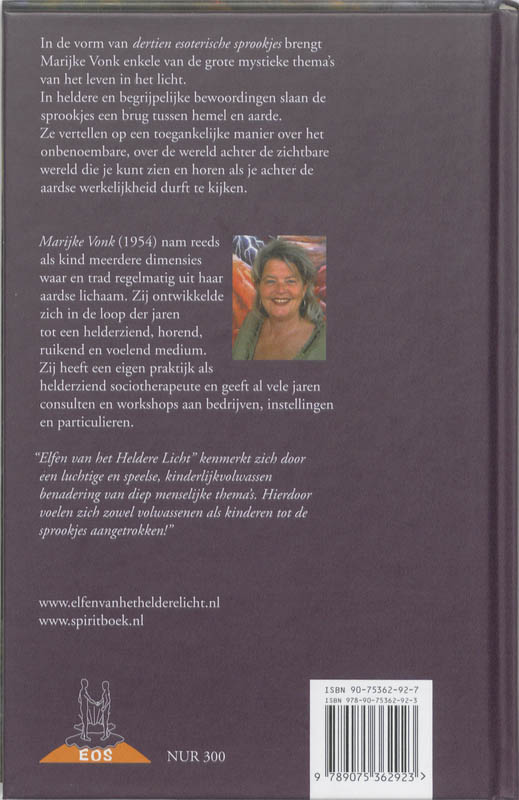 Achterkant van Elfen van het heldere licht