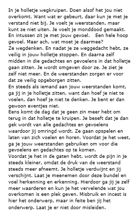 Achterkant van cocoonen-incest-misbruik