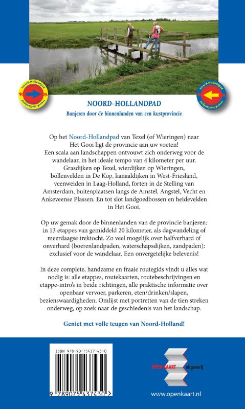 Achterkant van Noord-Hollandpad