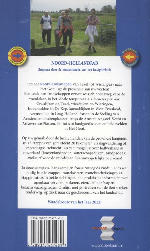 Achterkant van Noord-Hollandpad