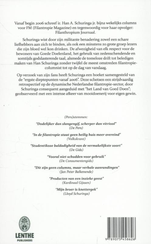 Achterkant van De 75 ergste dieptepunten