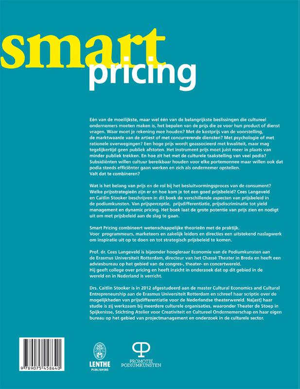 Achterkant van Smart pricing