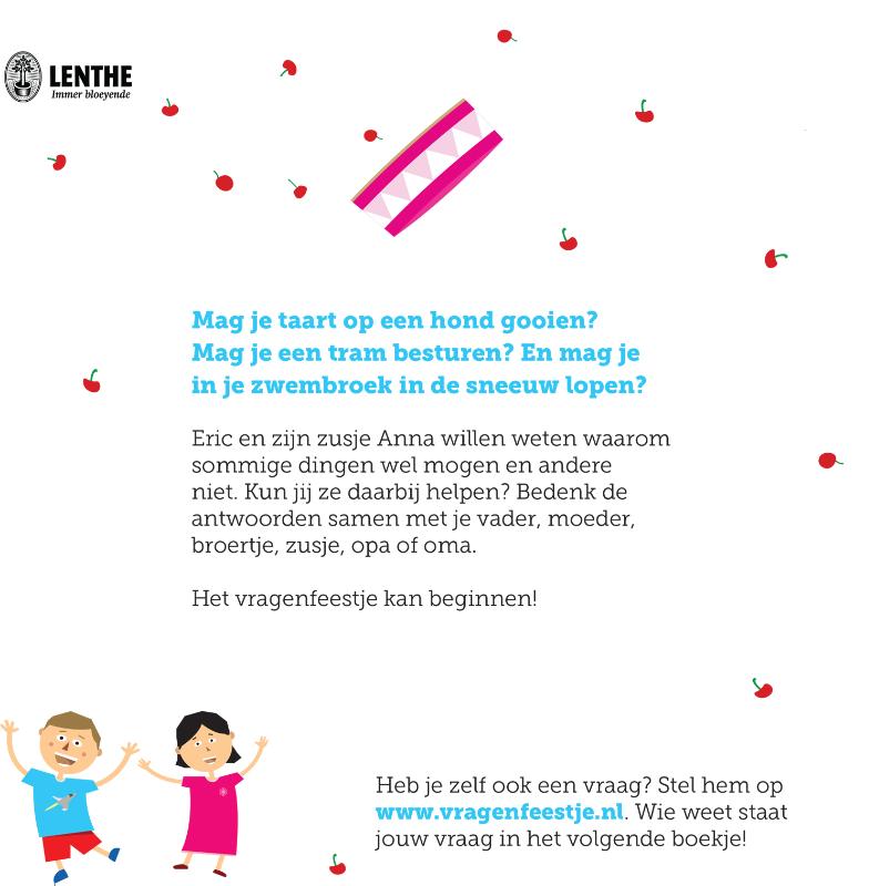 Achterkant van Mag je taart op een hond gooien?