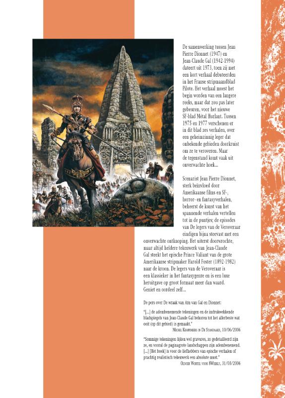 Achterkant van De legers van de veroveraar & de kathedraal