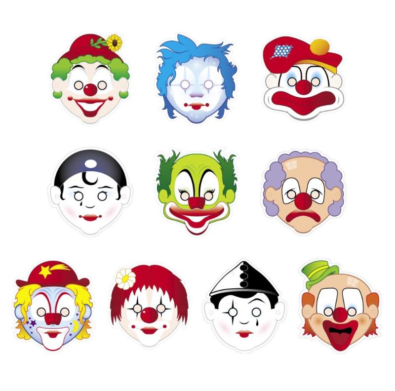 Achterkant van Clowns
