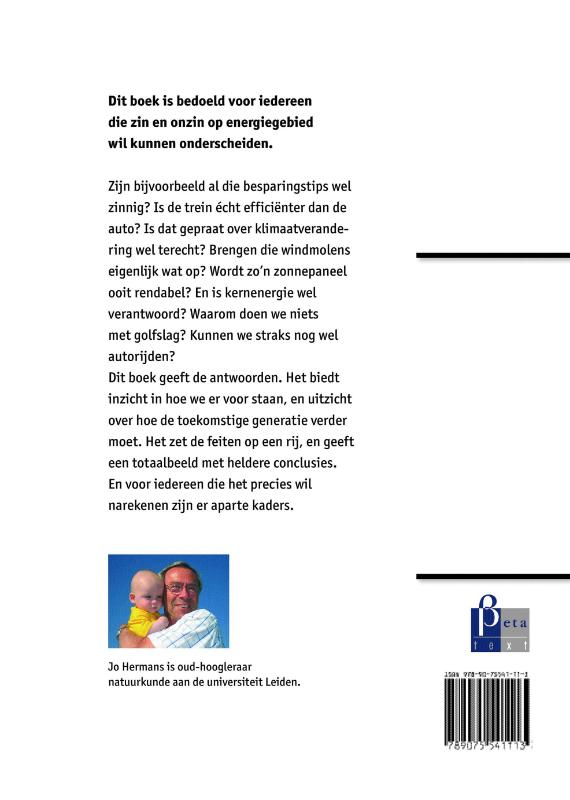Achterkant van Energie Survival Gids