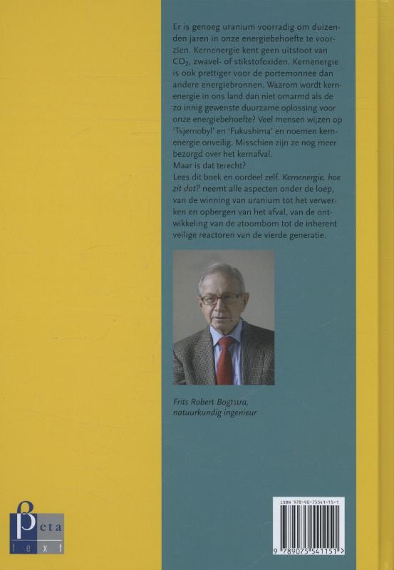 Achterkant van Kernenergie
