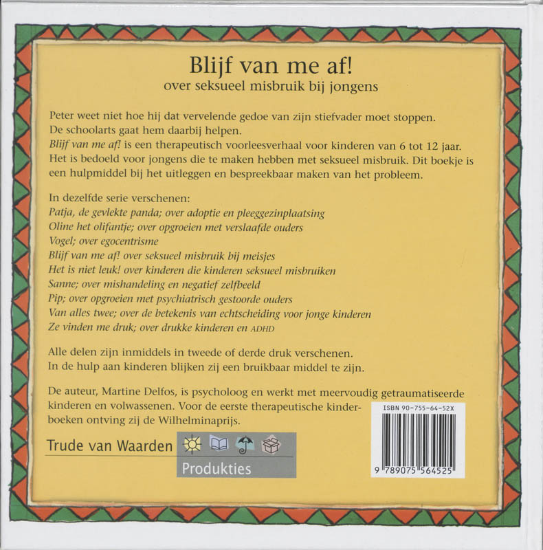 Achterkant van Blijf van me af!