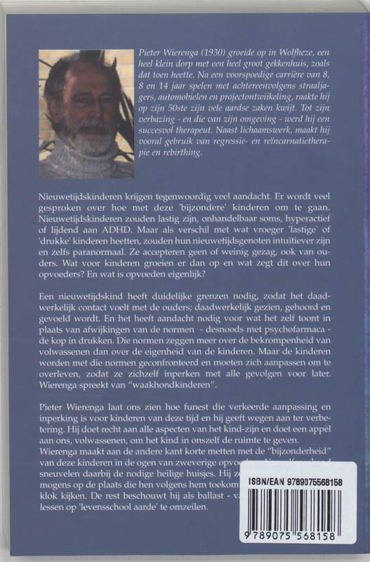 Achterkant van Nieuwetijdskinderen