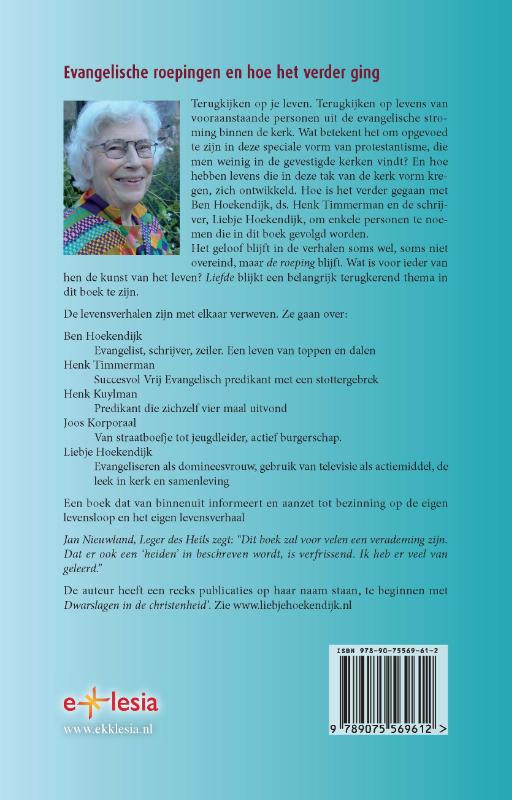 Achterkant van Evangelische roepingen