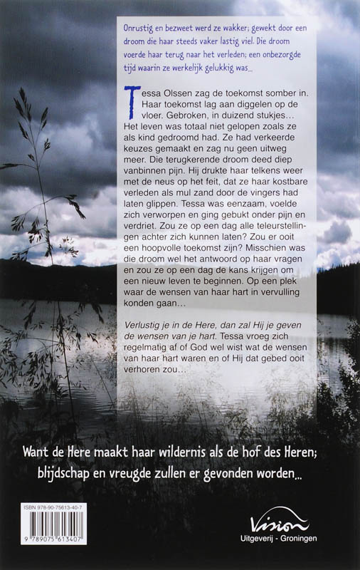 Achterkant van Dochter der wildernis