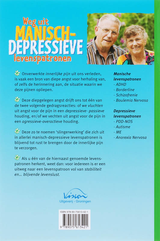 Achterkant van Weg uit manisch-depressieve levenspatronen