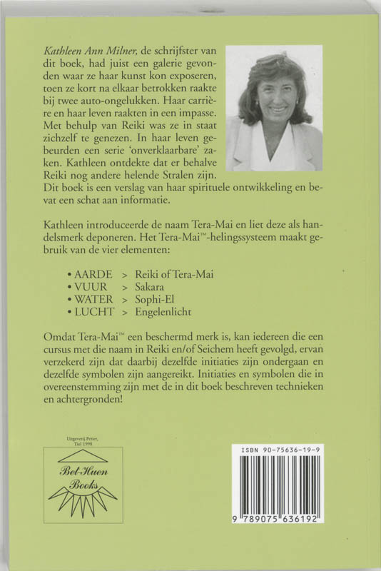 Achterkant van Reiki en de andere stralen