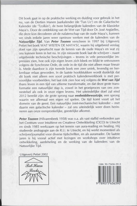 Achterkant van De natuurlijke tijd