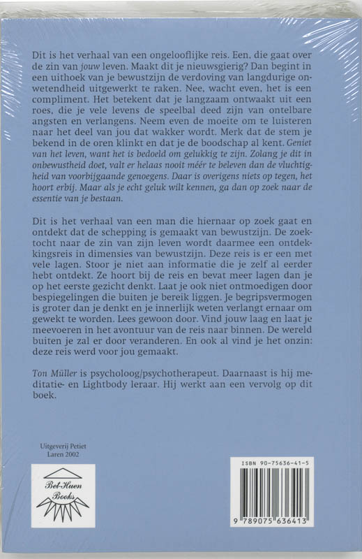 Achterkant van Vrij om te gaan