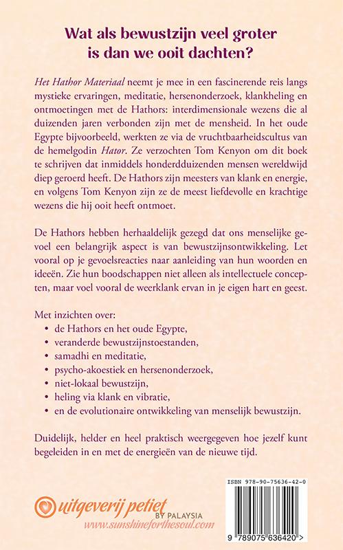 Achterkant van Het Hathor-materiaal